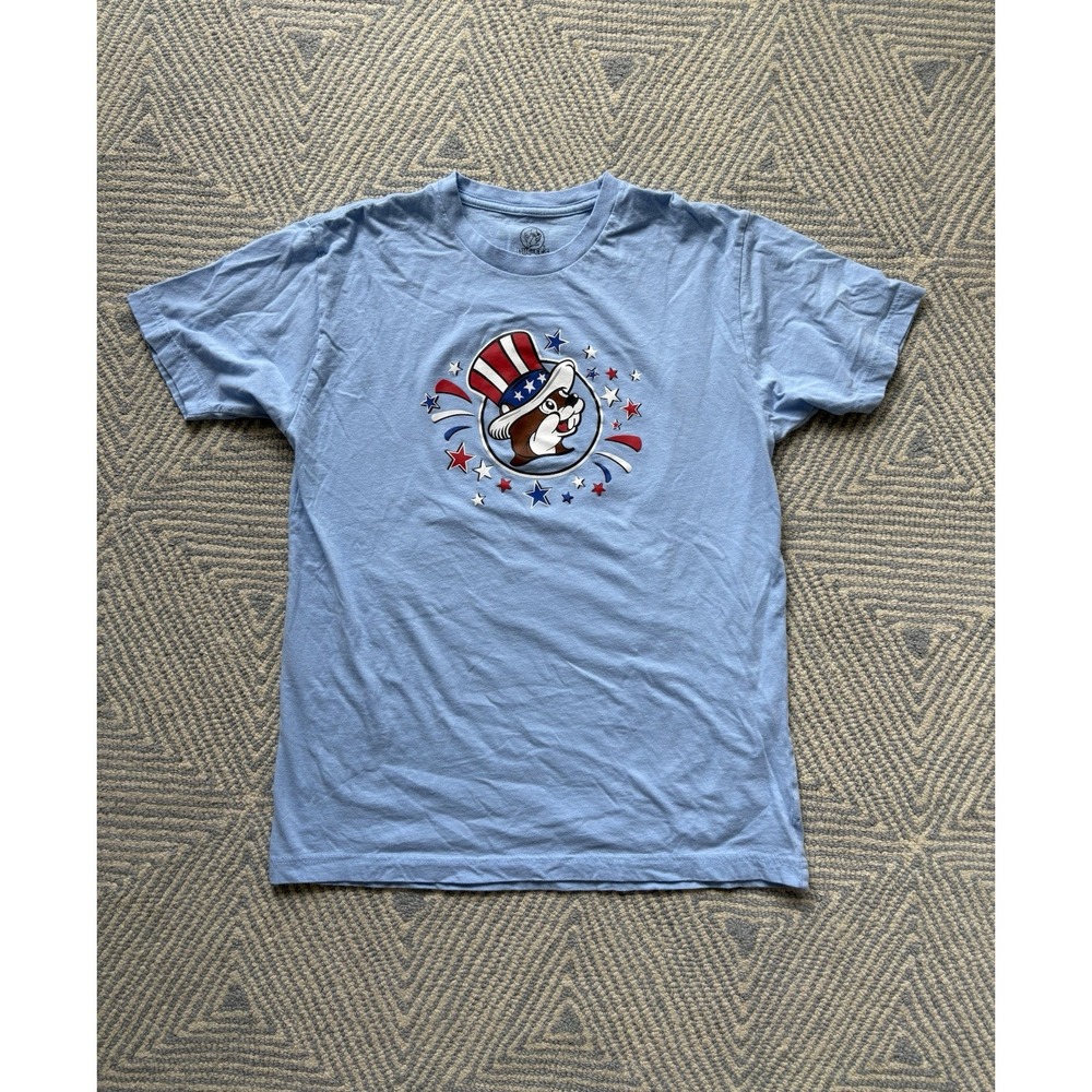 Buc-ees Sweet Land of‎ Liberty Patriotic T-Shirt - Blue - Medium